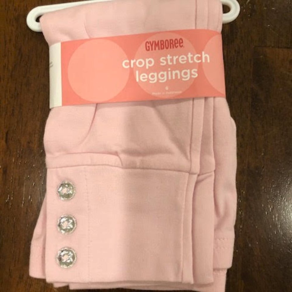 Gymboree Pink Crop Stretch Leggings